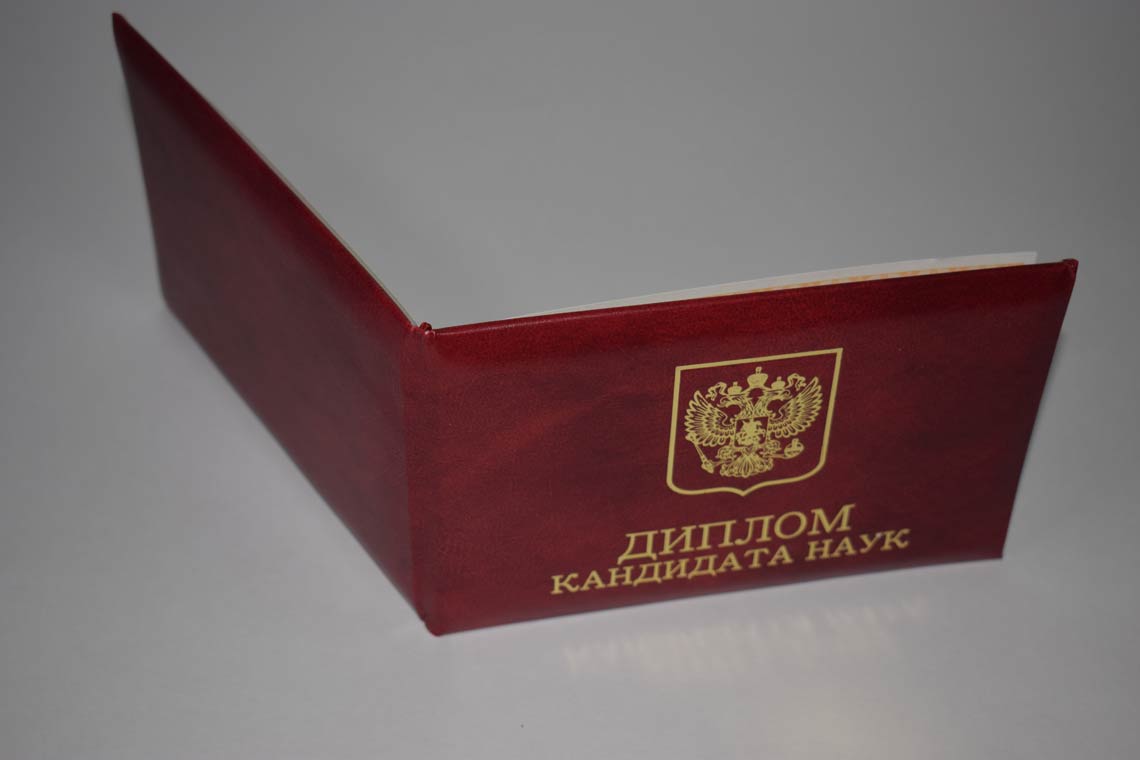Диплом Кандидата Наук 2017-2025 в Камышине корка